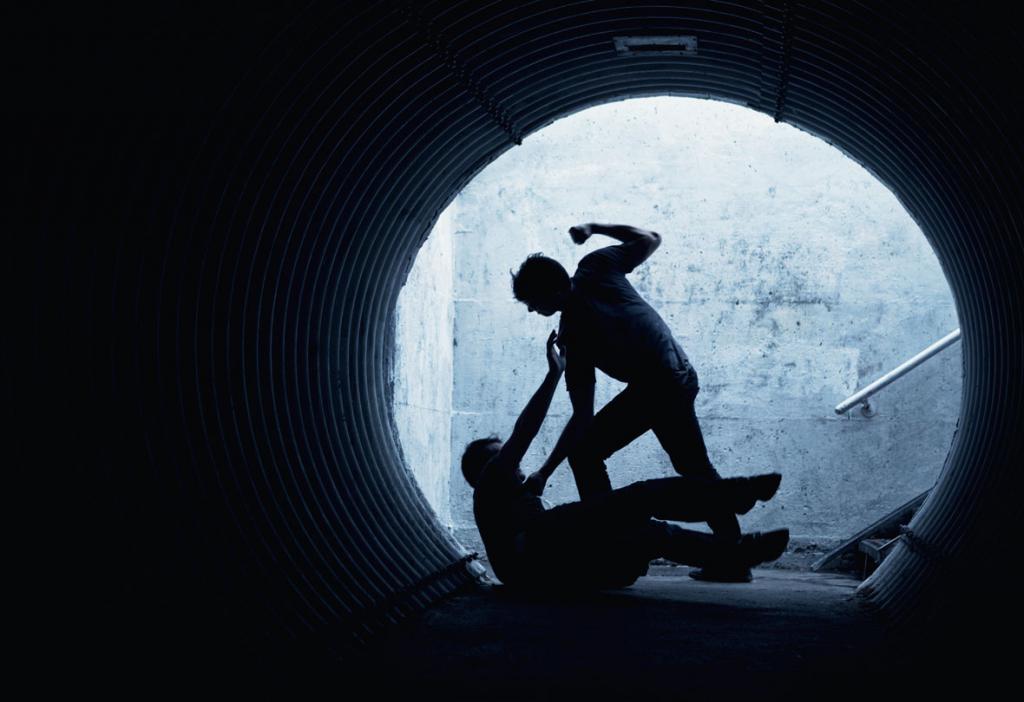 Combat des hommes