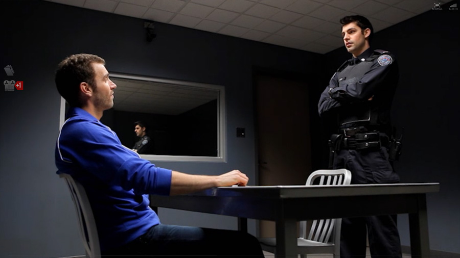 Homme d'interrogatoire