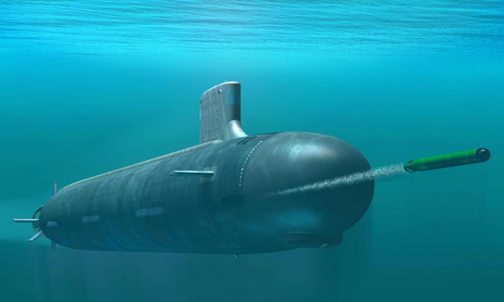 Lancer une torpille d'un sous-marin