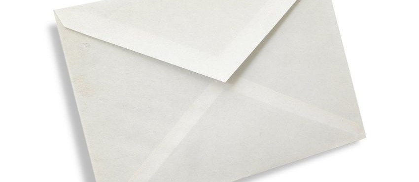 Enveloppe blanche