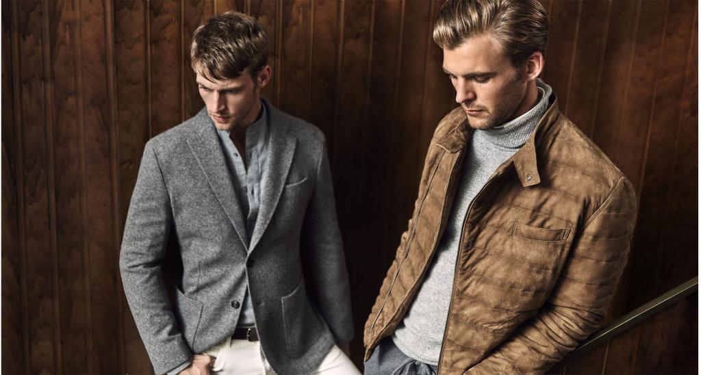 Assortiment d'hommes dans les magasins Massimo Dutti à Moscou
