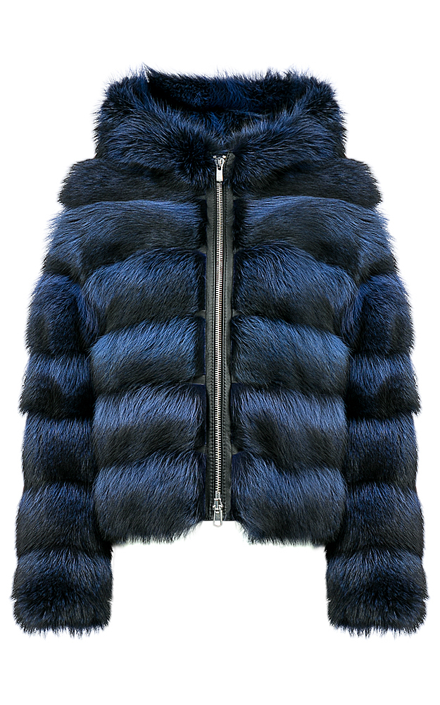 Veste en fourrure de raton laveur