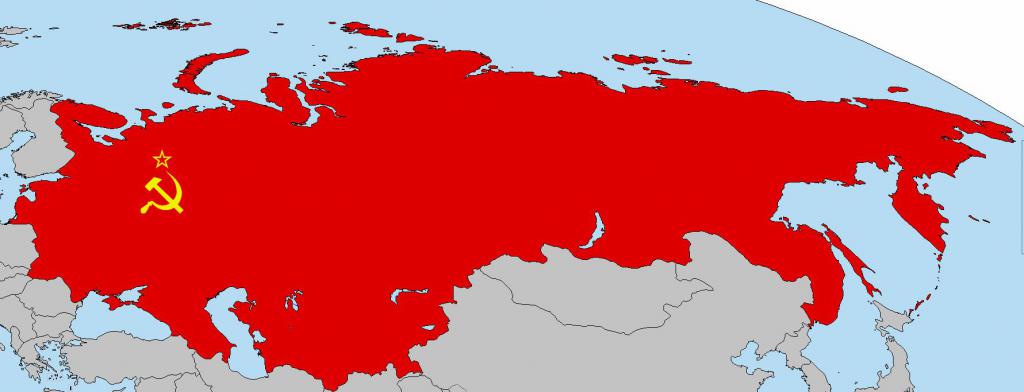 Carte de l'URSS