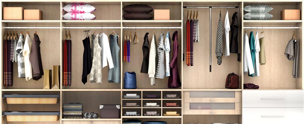 Buanderie sous la forme d'un dressing