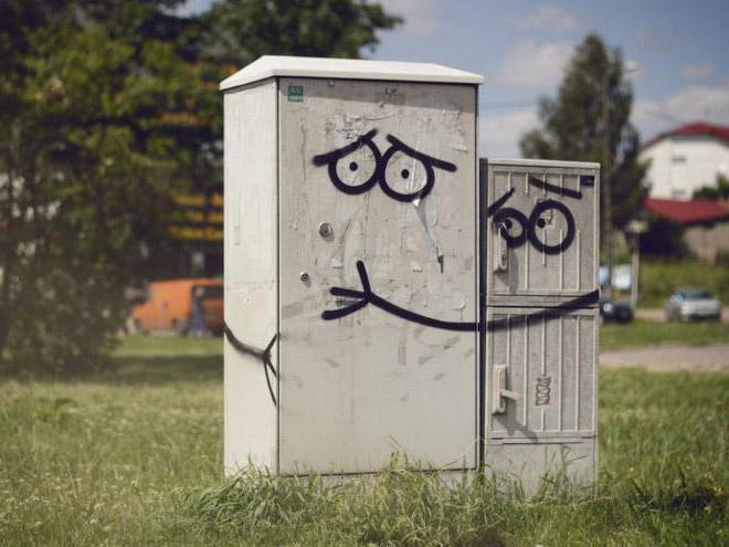 des graffitis sur le mur