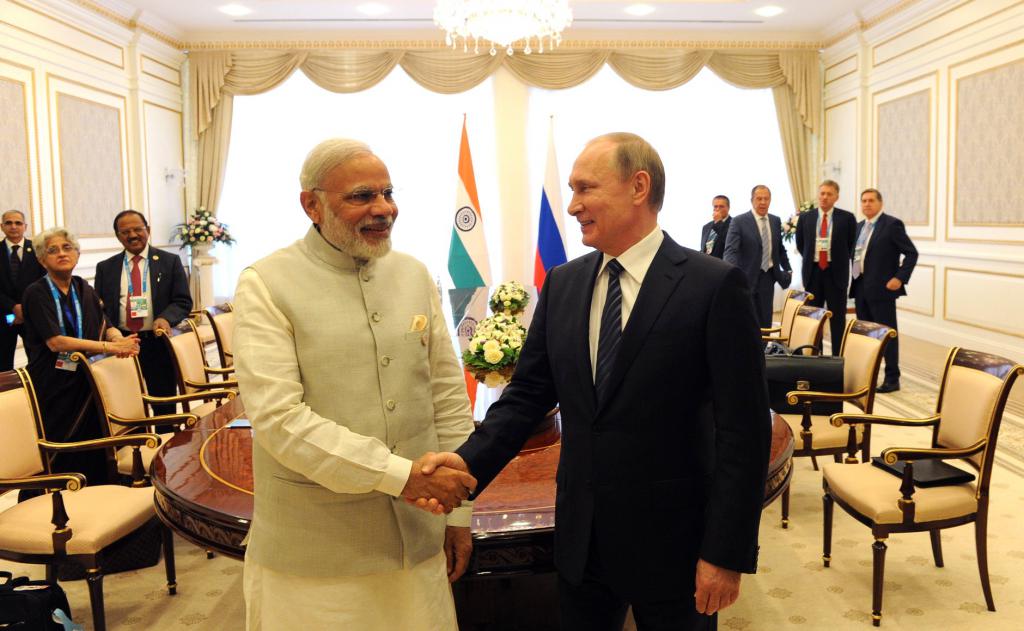 Le Premier ministre Modi remercie V.V. Poutine