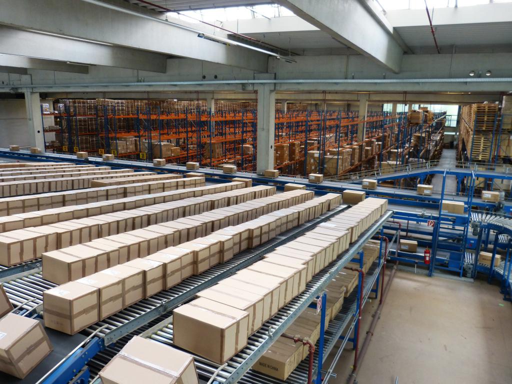 Flux de matériel en logistique