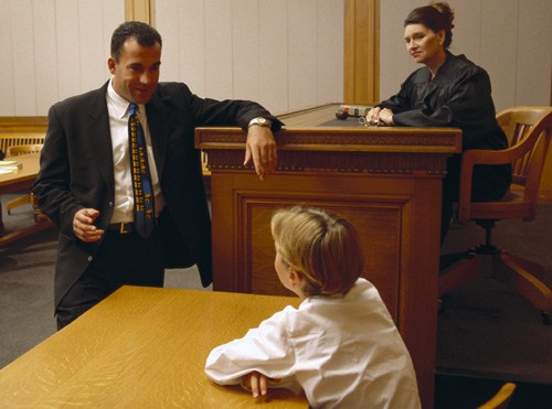 Juvénile au tribunal