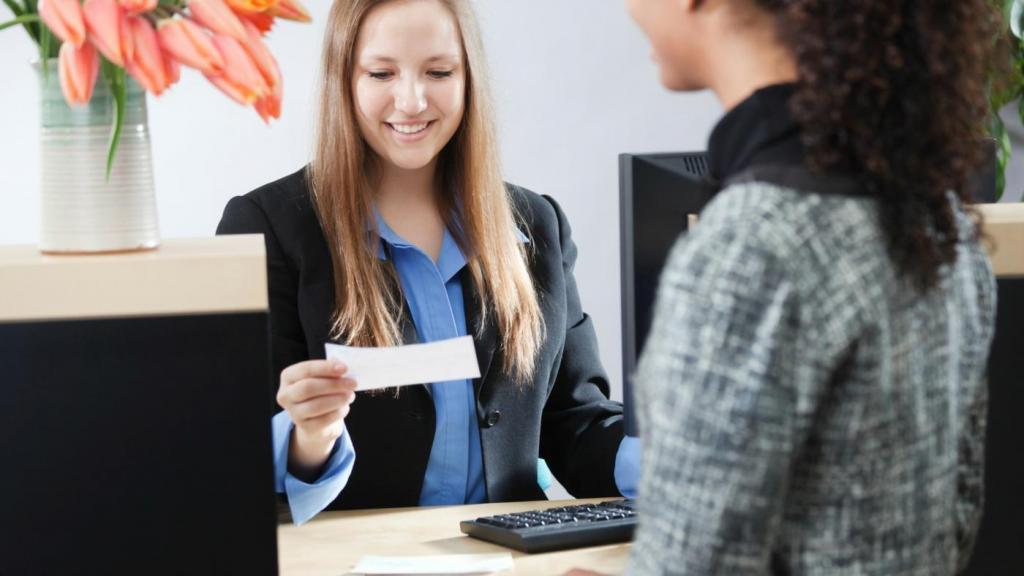 où vous pouvez confirmer l'inscription aux services publics