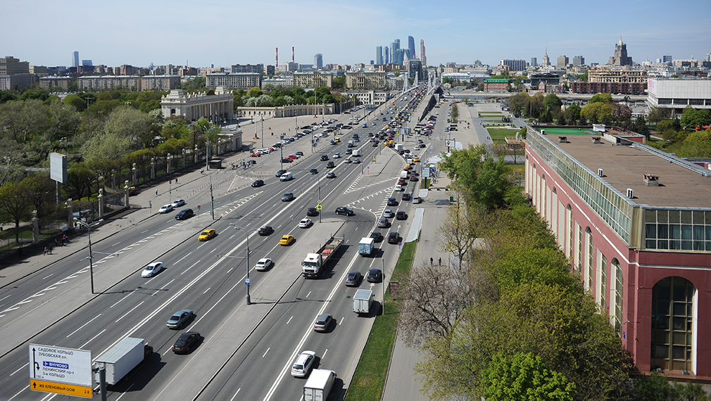 Place de commerce à Moscou